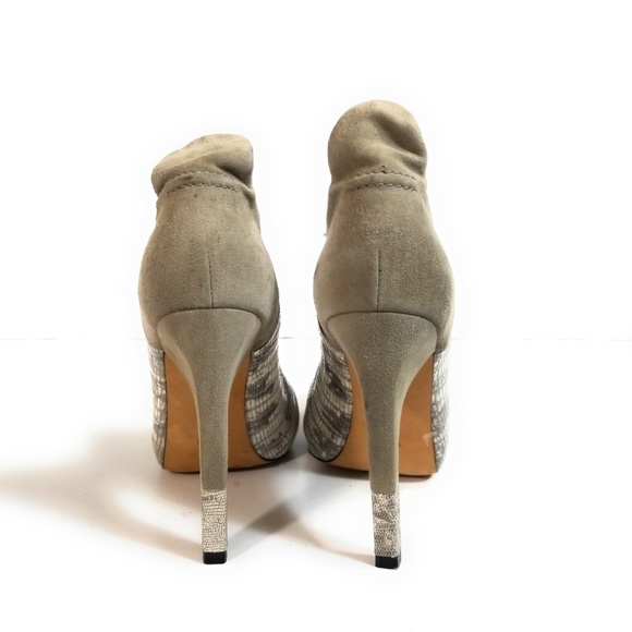 Alexander Wang Women Gray Snake Booties 38 - Picture 6 of 8